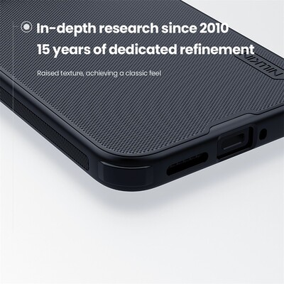 Пластиковый чехол с пластиной Magsafe Nillkin Super Frosted Shield Pro Magnetic Case черный  для Xiaomi Redmi K90 Pro Max(8)