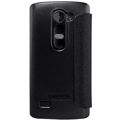 Полиуретановый чехол Nillkin Sparkle Leather Case Black для LG Leon H324(2)