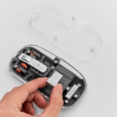 Беспроводная мышь Wiwu Crystal Magnetic Wirless Mouse WM105 серая(4)