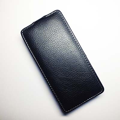 Кожаный чехол Armor Case Black для Huawei Ascend W2(1)