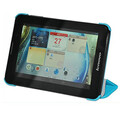 Полиуретановый чехол Book Cover Case Blue для Lenovo Idea Tab A3000(#1)