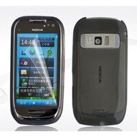 Силиконовый чехол накладка Jekod Grey для Nokia C7