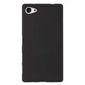 Силиконовый чехол TPU Matte Case 1mm черный для Sony Xperia Z5 Compact(#1)