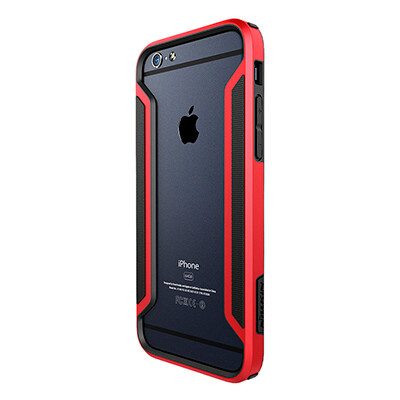 Пластиковый бампер Nillkin Armor-Border series Red  для Apple iPhone 6/6s(3)