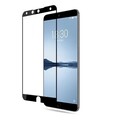 Противоударное защитное стекло с полным клеем Full Glue Screen Cover 0.3mm черное для Meizu 15 Plus(#3)