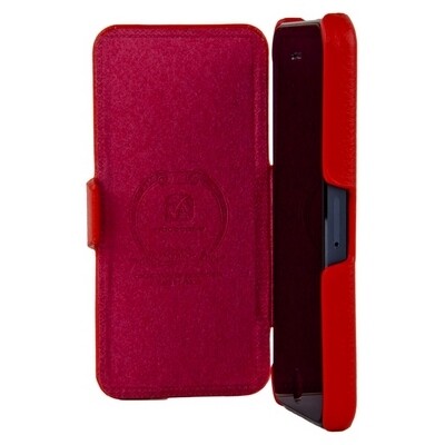 Кожаный чехол HOCO Duke folder Leather Case Red для Apple iPhone 5/5s/SE(3)