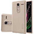 Пластиковый чехол с пленкой Nillkin Super Frosted Shield Gold для LG Class H650E(#3)
