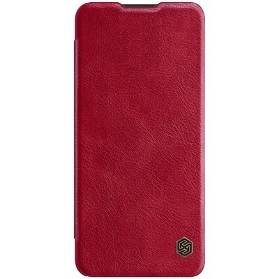 Кожаный чехол Nillkin Qin Leather Case Красный для OnePlus Nord(1)