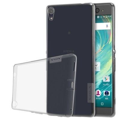Силиконовый чехол Nillkin Nature TPU Case Grey для Sony Xperia XA Ultra (6