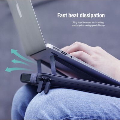Чехол для ноутбука с подставкой Nillkin Commuter Multifunctional Laptop Sleeve 14 дюймов Синий(9)