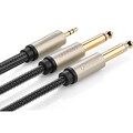 Аудио кабель 2 метра Ugreen AV126 3.5mm jack-2jack 6.3mm(#1)
