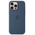 Силиконовый чехол с Magsafe темно-синий для Apple iPhone 15 Pro Max(#2)