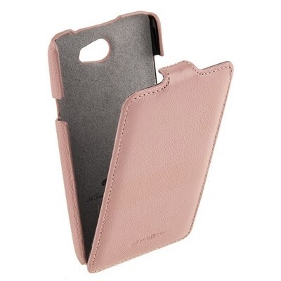 Кожаный чехол книга Melkco Leather Case Pink LC для HTC One X(1)
