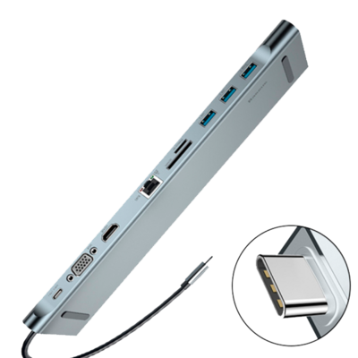 Хаб Baseus Enjoyment Series USB-C  CATSX-F0G(3)