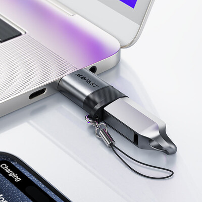 Адаптер для передачи данных и зарядки ACEFAST J8 USB-C to USB-A OTG 10Gbs(4)