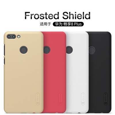 Пластиковый чехол с пленкой Nillkin Super Frosted Shield Черный для Huawei Y9\ Enjoy 8 Play(4)