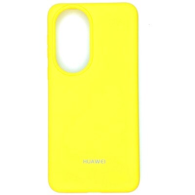 Силиконовый чехол Silicone Case желтый для Huawei P50(1)