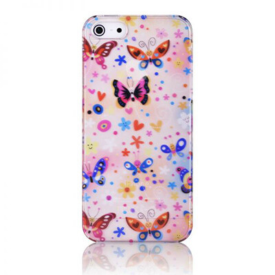 Пластиковый чехол Baseus Romance Case Butterfly для Apple iPhone 5/5s/SE(2)