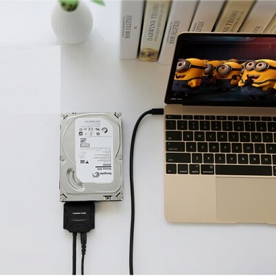 Конвертер-переходник Ugreen SATA Type-C на USB 3.0 поддержка 2, 5 / 3, 5