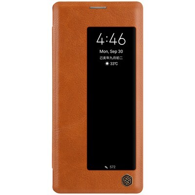 Кожаный чехол Nillkin Qin Leather Case Коричневый для Huawei Mate 30 Pro(1)