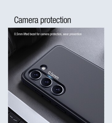 Пластиковый чехол с пластиной Magsafe Nillkin Super Frosted Shield Pro Magnetic Case Черный для Samsung Galaxy S23 Plus(5)