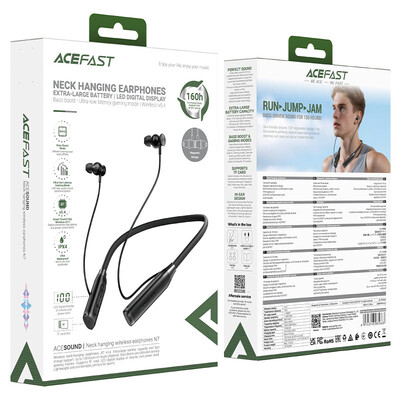 Беспроводные наушники Acefast N7 neck-hanging wireless earphones(7)