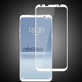 Противоударное защитное стекло с полным клеем Full Glue Screen Cover 0.3mm белое для Meizu 16(#1)