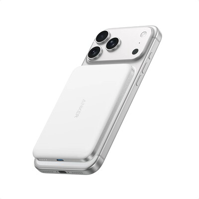 Внешний аккумулятор Anker Nano A1115 Qi2 15W 5000mAh (CCC) белый(1)