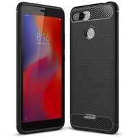 Защитный чехол UniCase Carbon черный для Xiaomi Redmi 6