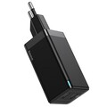 Сетевое зарядное Baseus GaN2 Quick Charger C+C 45W EU With Mini Cable Type-C to Type-C 60W 20V/3A (CCGAN-M01)(#3)