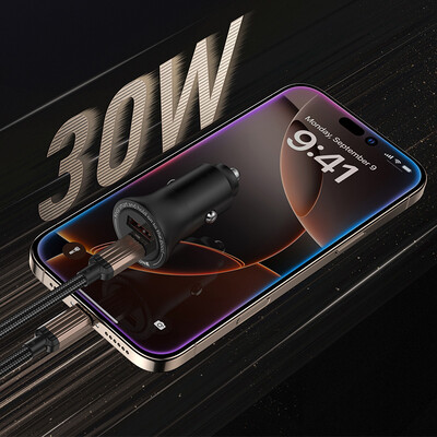 Автомобильное зарядное Keephone POWERGO Car Charger 48W A+C (CC-11) черный(5)