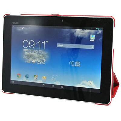 Кожаный чехол Up Case Red для Asus MeMO Pad Smart ME301T(3)