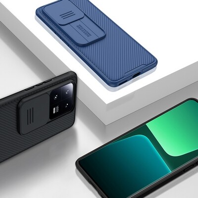 Чехол-накладка Nillkin CamShield Pro Синяя для Xiaomi 13 Pro(5)
