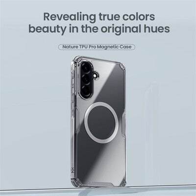 Силиконовый чехол Nillkin Nature TPU Pro Magnetic Case прозрачный для Samsung Galaxy A57(5)