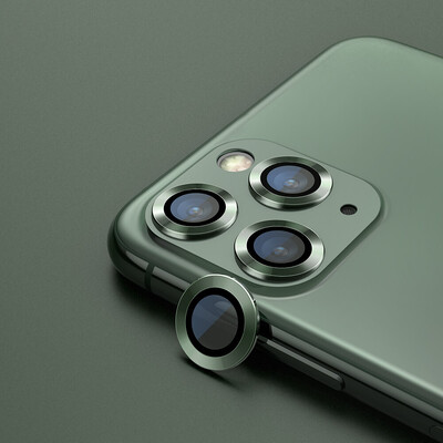 Защитное стекло на камеру Nillkin CLRFilm фиолетовый (2шт) для Apple iPhone 11(5)