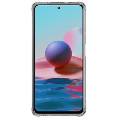 Силиконовый чехол Nillkin Nature TPU Case Серый для Xiaomi Redmi Note 10S(2)