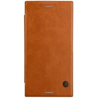 Кожаный чехол Nillkin Qin Leather Case Brown для Sony Xperia XZ Premium
