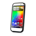 Силиконовый чехол накладка Capdase Soft Jacket Black для HTC Sensation XL(#2)