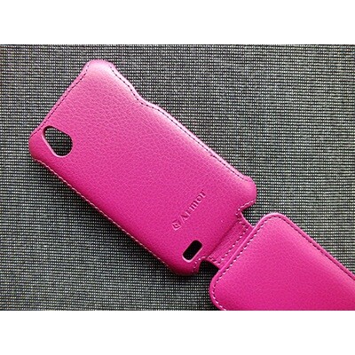 Кожаный чехол Armor Case Purple для HTC Desire X(3)