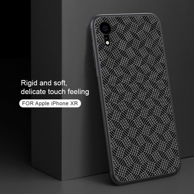 Защитный чехол Nillkin Synthetic Fiber-Plaid Черный для Apple iPhone XR(4)