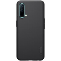 Пластиковый чехол с подставкой Nillkin Super Frosted Shield Черный для OnePlus Nord CE 5G