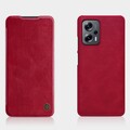Кожаный чехол Nillkin Qin Leather Case Красный для Xiaomi Poco X4 GT(#4)