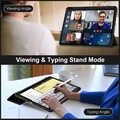 Защитный чехол Acrylic TPU Case с креплением для стилуса серый для Samsung Galaxy Tab S10 Fe Plus(#2)