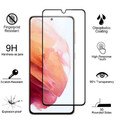 Противоударное защитное стекло Full Glue 0.3mm  для Samsung Galaxy S21(#3)