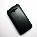 Кожаный чехол Armor Case Black для Philips Xenium W336(#3)