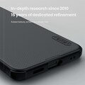 Пластиковый чехол Nillkin Super Frosted Shield Pro черный для Samsung Galaxy S25 FE(#6)