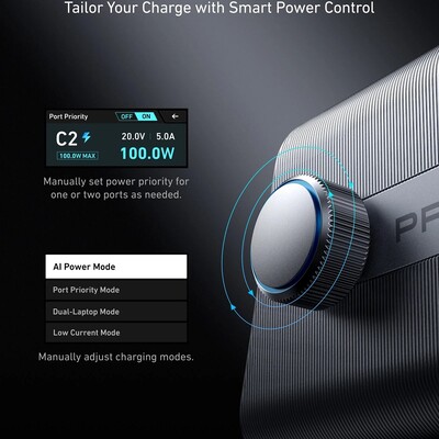 Сетевое зарядное Anker Prime A2345 250W GaN Charging Station(5)