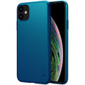 Пластиковый чехол с подставкой Nillkin Super Frosted Shield синий матовый для Apple iPhone 11 Pro(#3)