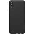 Пластиковый чехол с подставкой Nillkin Super Frosted Shield Черный для Samsung Galaxy M10(#1)