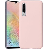 Силиконовый чехол Silicone Case светло-розовый для Huawei P30 Lite